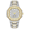 Bling Bling Hiphop Hot Rapper's Full Diamond Jewelry Quartz Watch Men MISS FOX V299